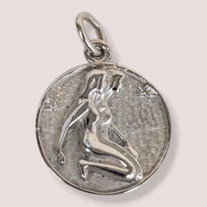 Vintage Sterling Gemini Charm